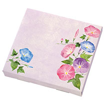 リーフフルリールワイヤー-M／あさがお(W275×H140): ラッピング用小物