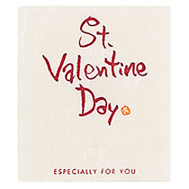 バレンタインデイシール:和風メッセージ