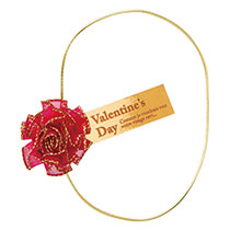 バレンタインデイフラワーゴムタッグ-2