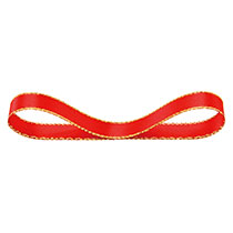 トゥインクルサテンリボンレッド10mm