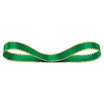 トゥインクルサテンリボングリーン10mm