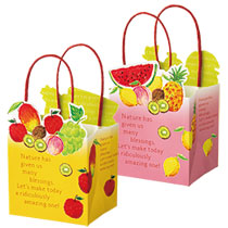 ビタミンカラーフルーツダイカットペーパーバッグ-1