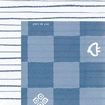 和スタイル包装紙/青-1