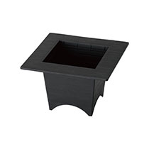 和風アーチスタンドポット/ブラック-M