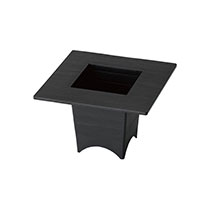 和風アーチスタンドポット/ブラック-S