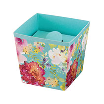 ウォーターカラーワンタッチギフトトレイ/ブルー-4