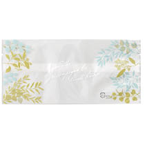 ウォーターカラーリーフクリアバッグ-8［乾燥剤対応］