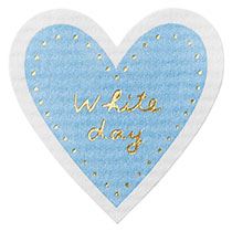 ホワイトデイシール:ミニハート