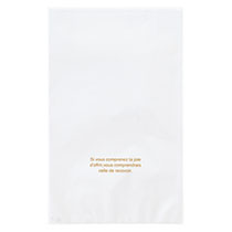 ホワイト&ゴールドOPPギフトバッグ-2