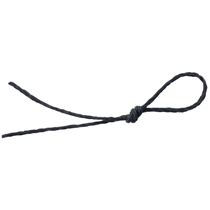 ワックスジュートリボン-6/ブラック