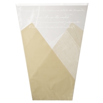 フープブーケ❤︎ホワイト ホワイトブーケギフトOPP袋-1｜ギフト、ラッピング用品、包装