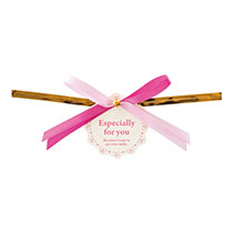 ダブルリボンワイヤータイ-3/ピンク