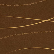 ウェーブ包装紙/ブラウン-2(全紙)