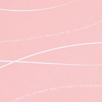 ウェーブ包装紙/ピンク-4