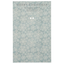 クリスマスギフト台紙-4/クリスタルブルー