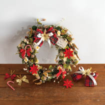 クリスマスアレンジリースセット-75