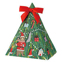 クリスマスベアラーツリーギフトボックス-S