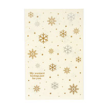 クラシカルクリスマスOPPギフトバッグ-2