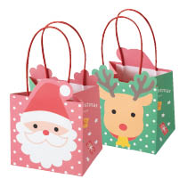 チャーミングクリスマスダイカットペーパーバッグ-1