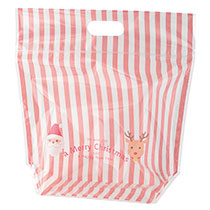 チャーミングクリスマスジップ付バッグ-M