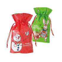 クリスマスジョリーバンドギフト巾着バッグ-4