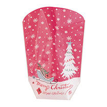 クリスマスミントブルーOPPスタンドバッグ-3