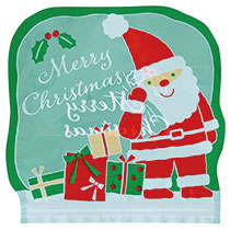 サンタダイカットジップ付バッグ-S