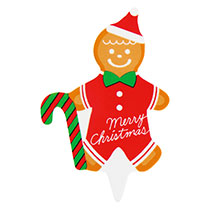 クリスマスケーキピック-ジンジャーマン