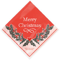 クリスマスリースシューバッグ