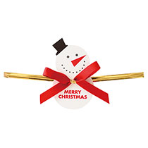 クリスマスオールドスノーマンワイヤータイ-2