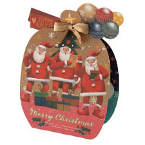 愉快なクリスマスリバーシブルダイカットボックス-1