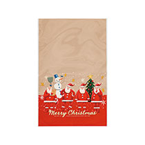 愉快なクリスマスOPPギフトバッグ-3