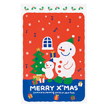 スノーマンプレゼントバッグ-1