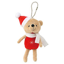 【クリスマス予約】クリスマスサンタベアキーホルダー-1