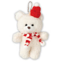 【クリスマス予約】クリスマスサンタベアマスコット-1