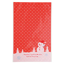 【販売終了】スノーマンOPPギフトバッグ-2