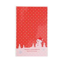 【販売終了】スノーマンOPPギフトバッグ-3