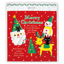 【クリスマス予約】クリスマスツリーサンタPEバッグ-1［ケース］