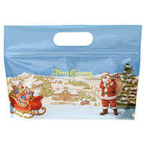 【クリスマス予約】ウィンターハウスジップ付バッグ-SW