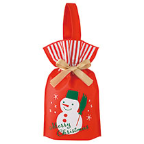 雪だるま不織布バッグ-XS