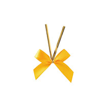 サテンリボンワイヤータイイエロー-1
