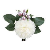 フルリールアレンジクリップ付S/ホワイトマム-8