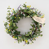 フルリールアレンジメント/ナチュラルリース-2