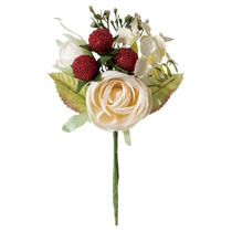 フルリールアレンジメント/ラズベリーホワイト-9
