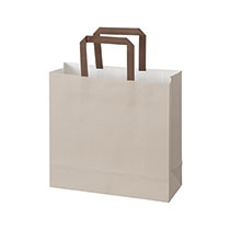 無地象牙カラーペーパーバッグ-6