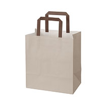 無地象牙カラーペーパーバッグ-8