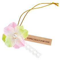 フルリールパーツ付ゴムタッグ-1/ピンク