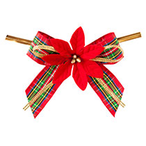 ポインセチアフルリールワイヤータイ-2