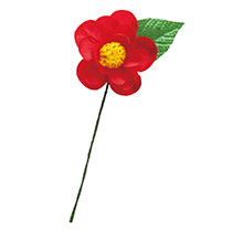 ツバキフルリール-S/レッド-1