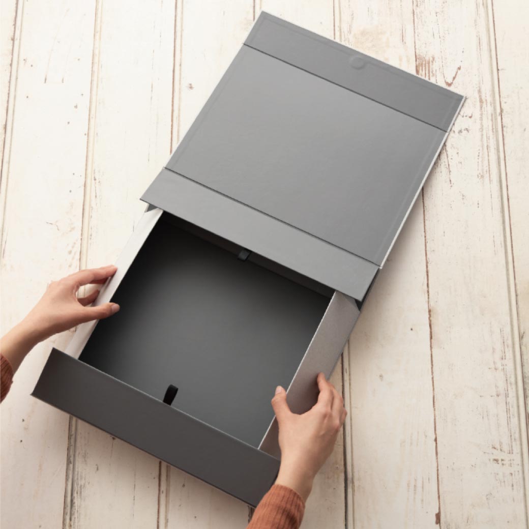 忙しい時の強い味方!ワンタッチ貼箱